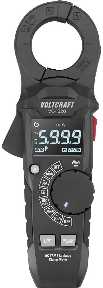 Voltcraft VC-1320 Stroomtang Digitaal 6000 counts