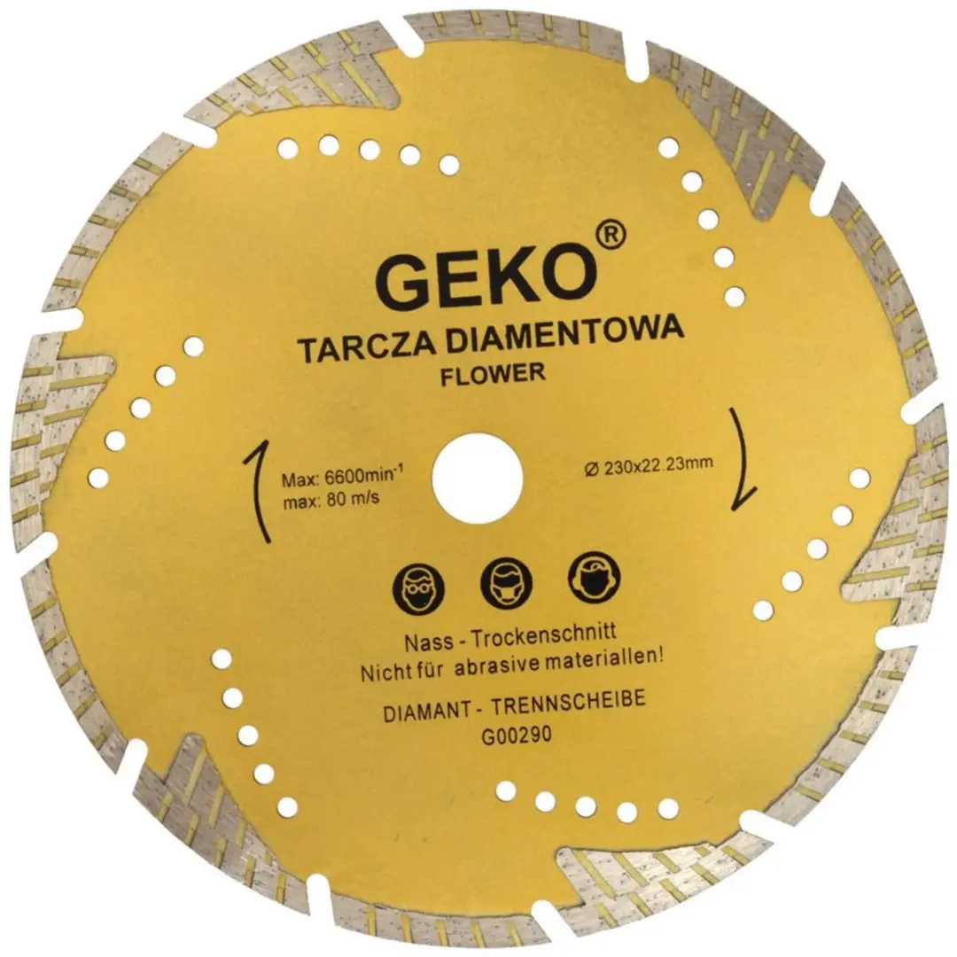 GEKO G00290 Diamantzaagblad Turbo 230mm
