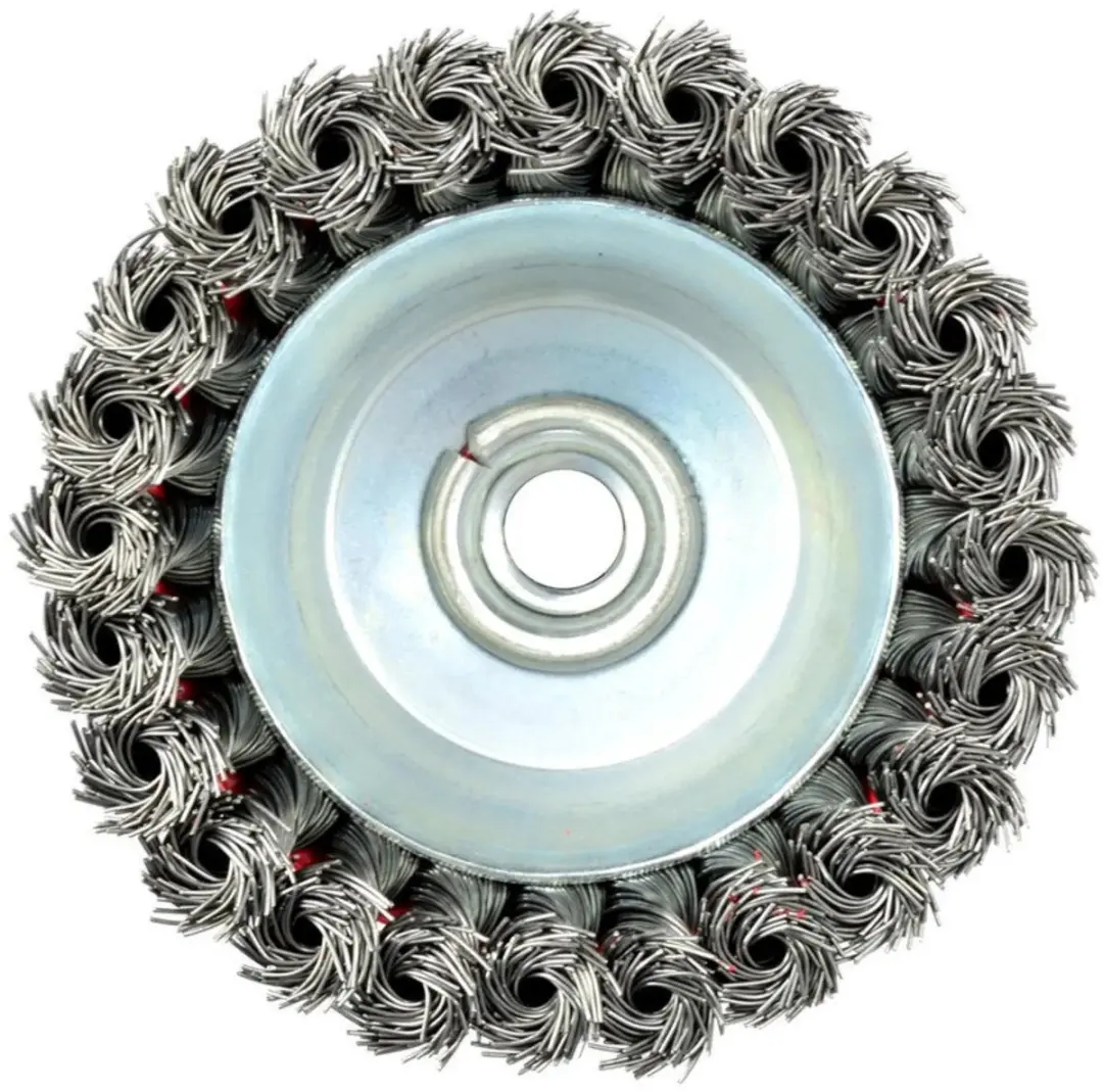 GEKO Stalen Kom Gevlochten Borstel - 100mm - M14 - afbeelding 2 van 3