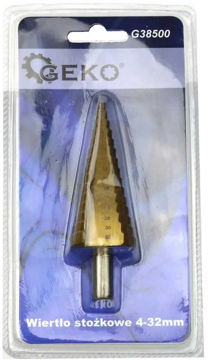 GEKO 38500 Stappenboor 4-32 mm - Titanium Coating - afbeelding 4 van 6