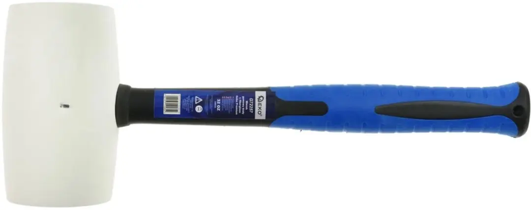 GEKO Witte Rubberen Hamer - Schokabsorberend - 355 mm - afbeelding 2 van 6