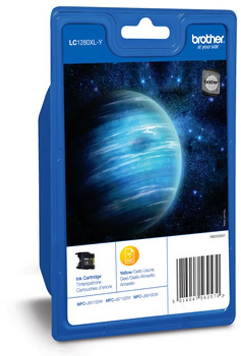 Brother LC1280XLYBP Inktcartridge - Geel