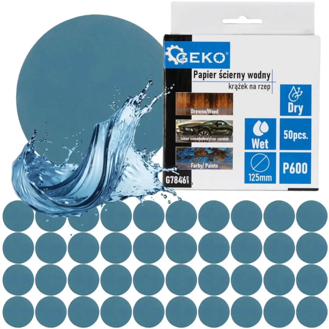 GEKO Waterproof schuurpapier schijf