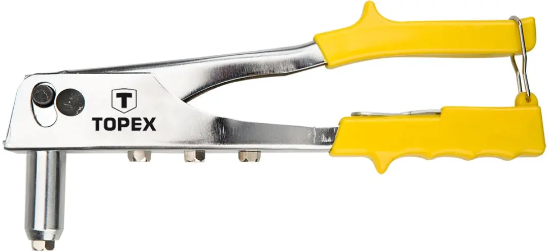 Topex TOP-43E707 Klinknageltang 2.4-4.8mm - Blauw - afbeelding 2 van 4