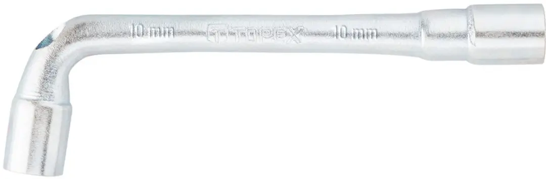 Topex L-sleutel 10mm 125mm Zeskant Aansluiting CrV Staal