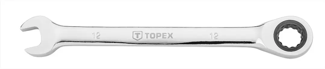 Topex 35D747 Ringsteeksleutel met Ratchet 12mm