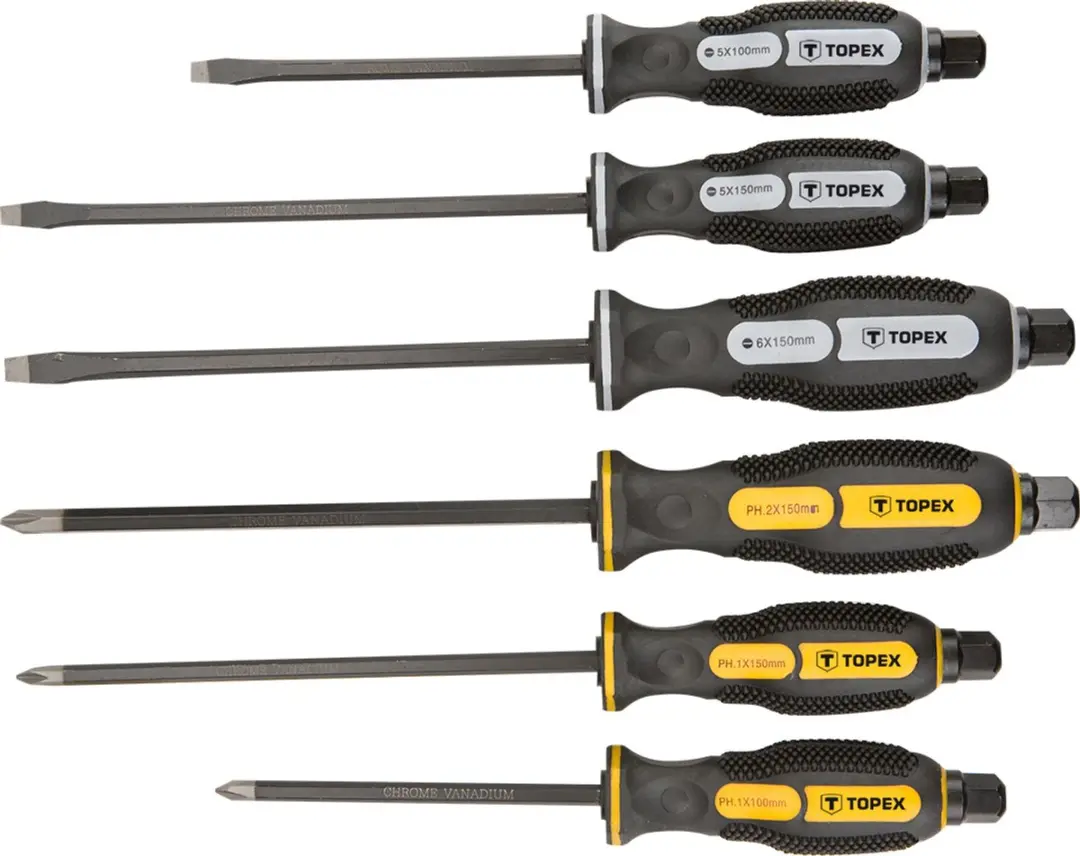 Topex Schroevendraaier Set