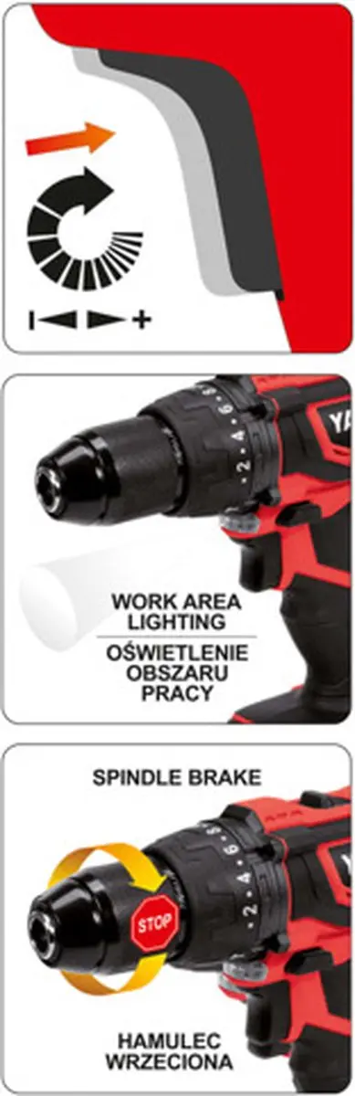 Yato YT-82786 Klopboor 18V 40Nm 2.0Ah - afbeelding 3 van 5