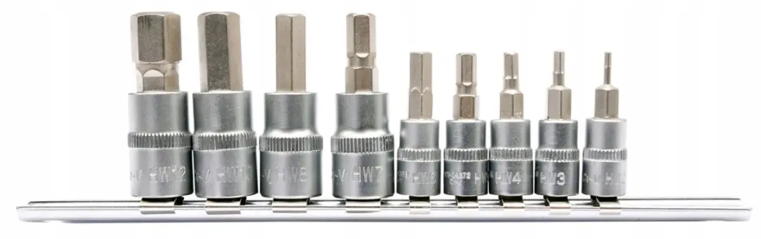Yato YT-04401 HEX Dopsleutelset 9-Delig
