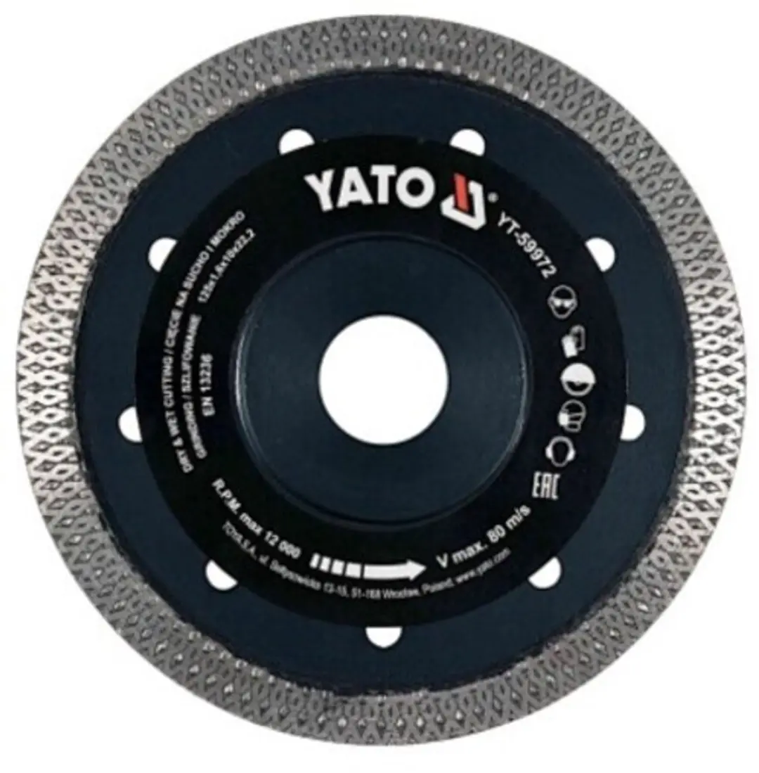 Yato YT-59972 Diamantschijf 125mm