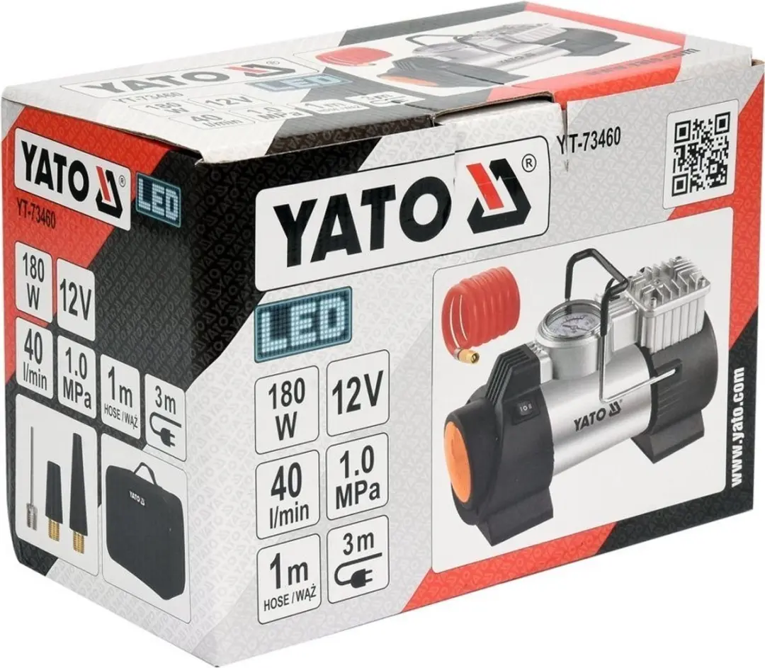 Yato YT-73460 Compressor - 10 bar - 40 l/min - afbeelding 4 van 6