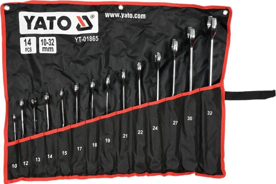 Yato Set Schroefsleutels 10-32mm 14 Stuks