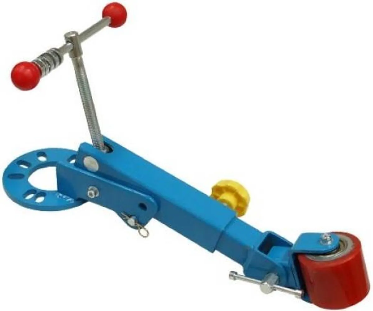 HBM Wielkast Uitroller - Spatbord Verbreder - 1 Paar - Blauw/Rood - afbeelding 6 van 6