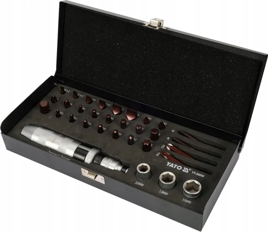 Yato Slagmoersleutel Set met Wisselbits