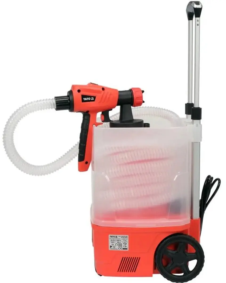 Yato YT-82555 HVLP Verfspuitstation - Rood - afbeelding 4 van 6