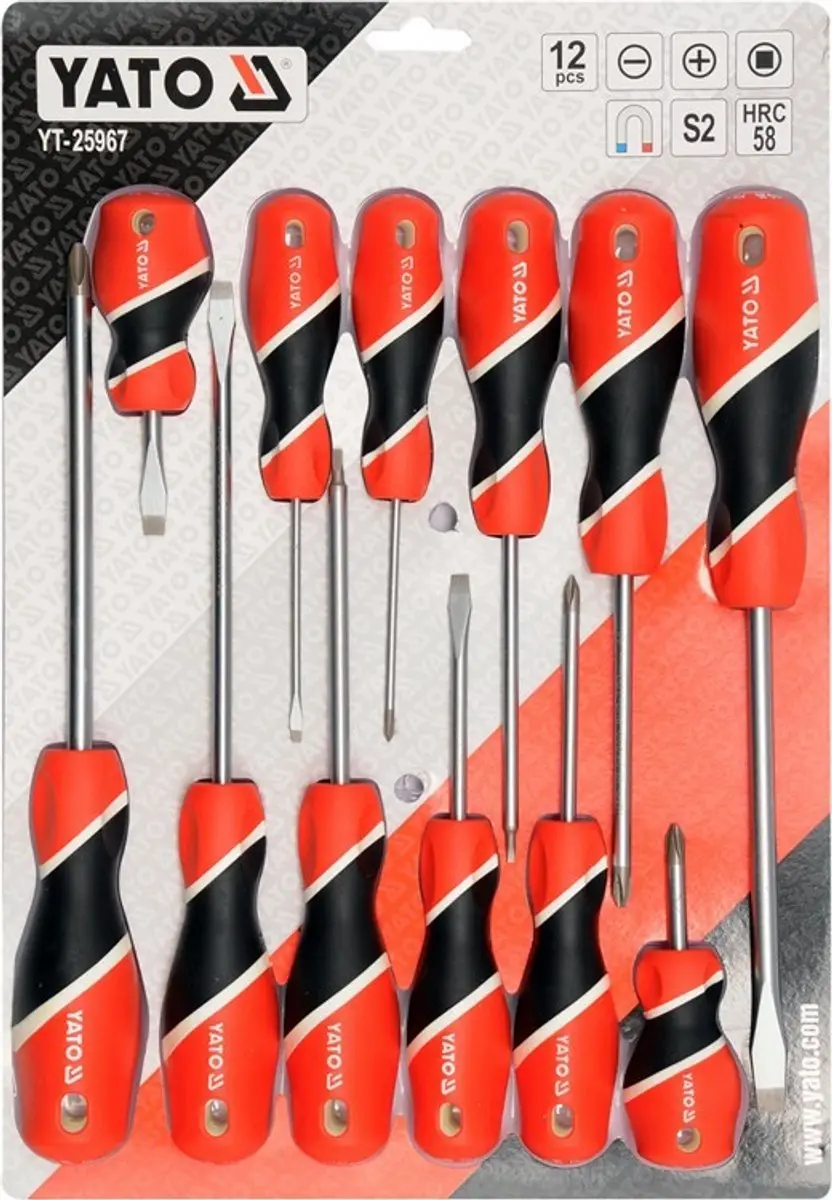Yato Schroevendraaierset YT-25967 - 12 Delig - afbeelding 2 van 3