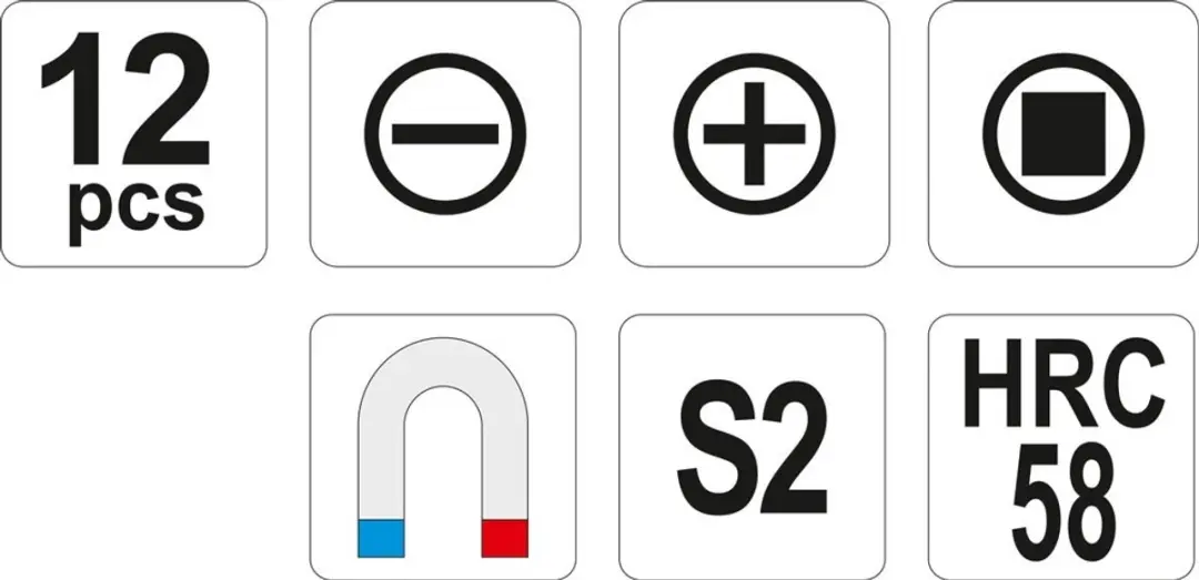 Yato Schroevendraaierset YT-25967 - 12 Delig - afbeelding 3 van 3