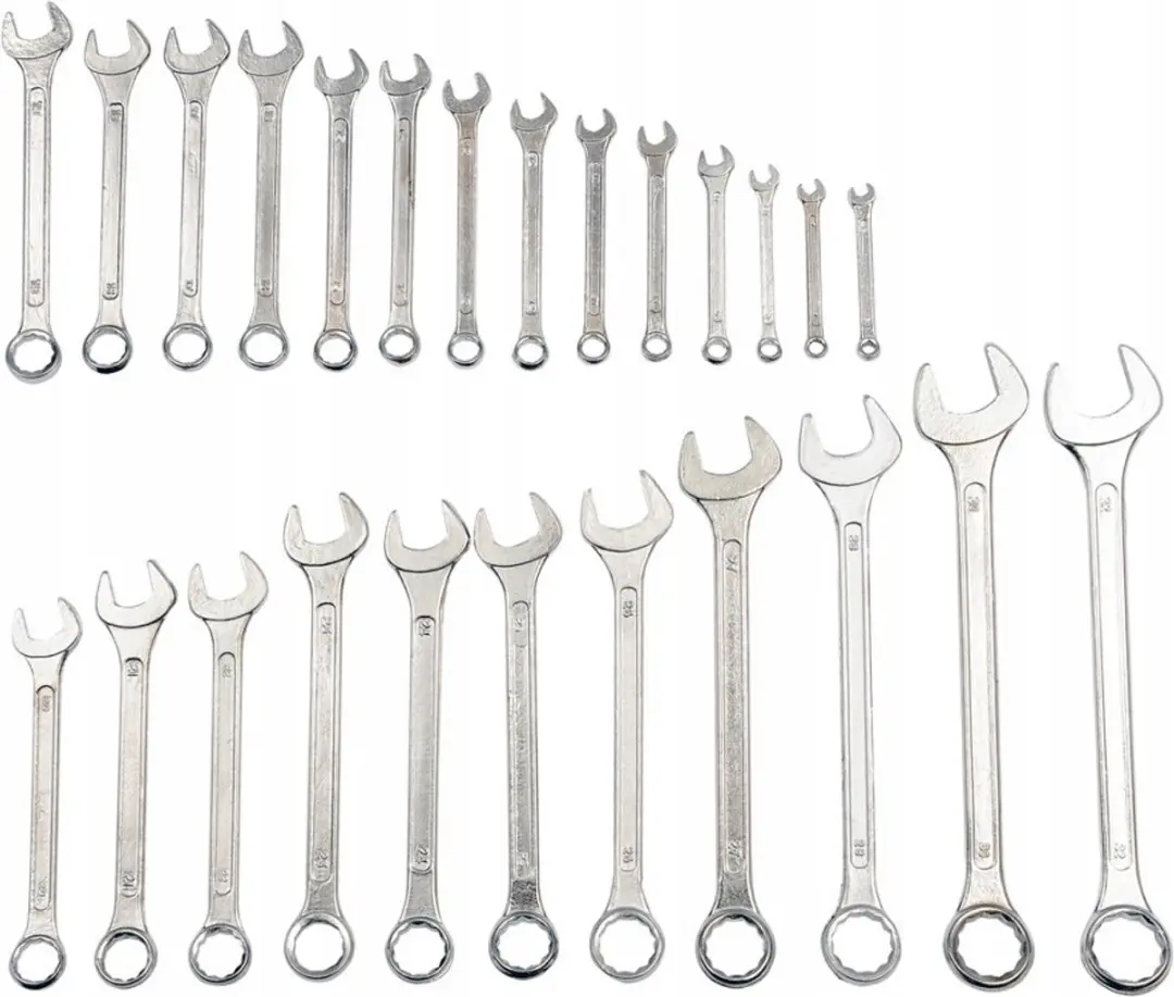 Vorel ringsleutelset 6-32 mm, 25 stuks, inclusief etui