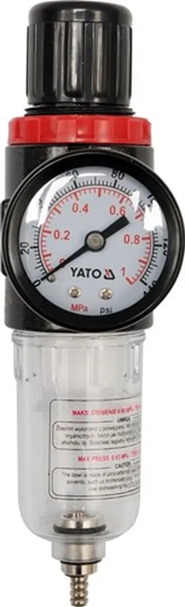 Yato YT-2382 Drukregelaar 1/4" met Manometer