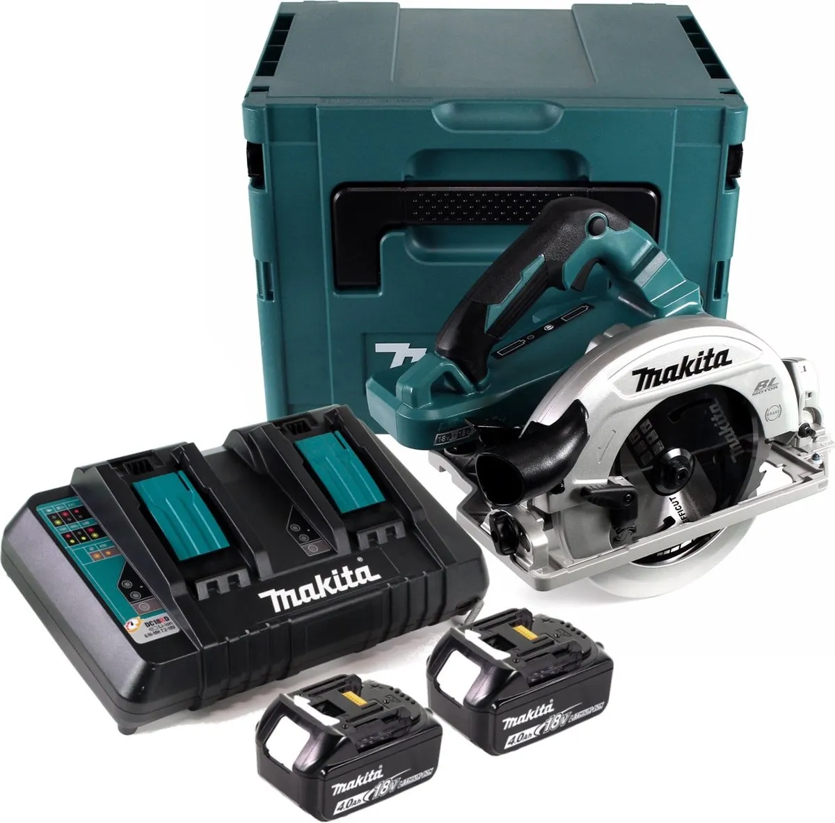 Makita DHS782PM2J Accu-cirkelzaag 190mm - 36V - 2x 4.0Ah accu + lader