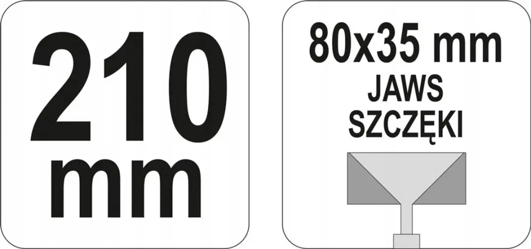 Yato YT-5140 Kielbuigtang 210mm - Zilver/Rood - afbeelding 2 van 2