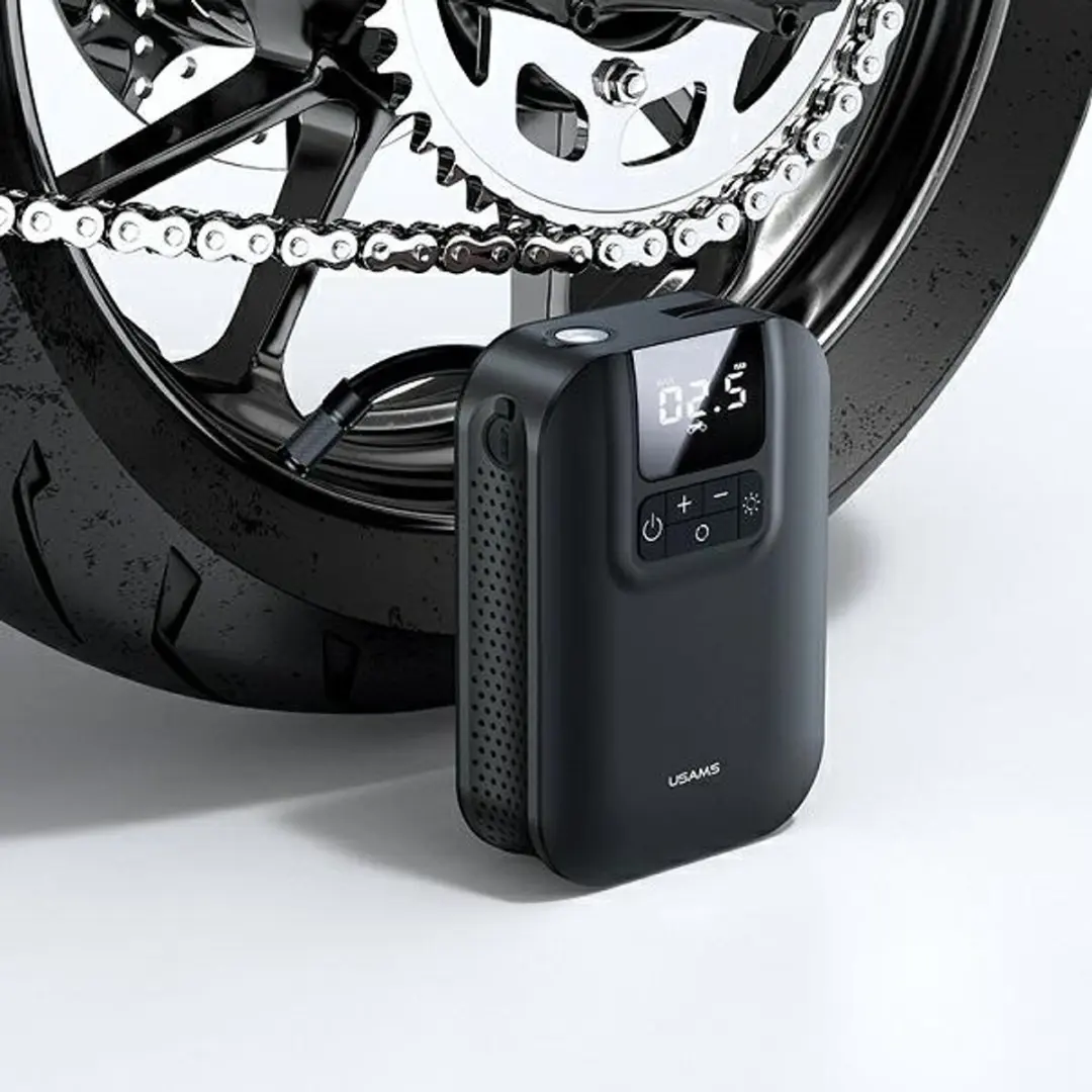 USAMS US-ZB215 Mini Luchtcompressor 5000mAh - afbeelding 4 van 6