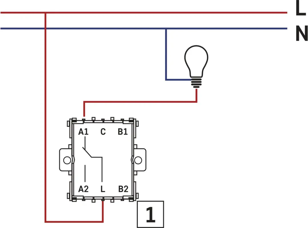 EMOS A6100.0 Wisselschakelaar Nr. 1,6 - 2300W - Wit - afbeelding 3 van 6