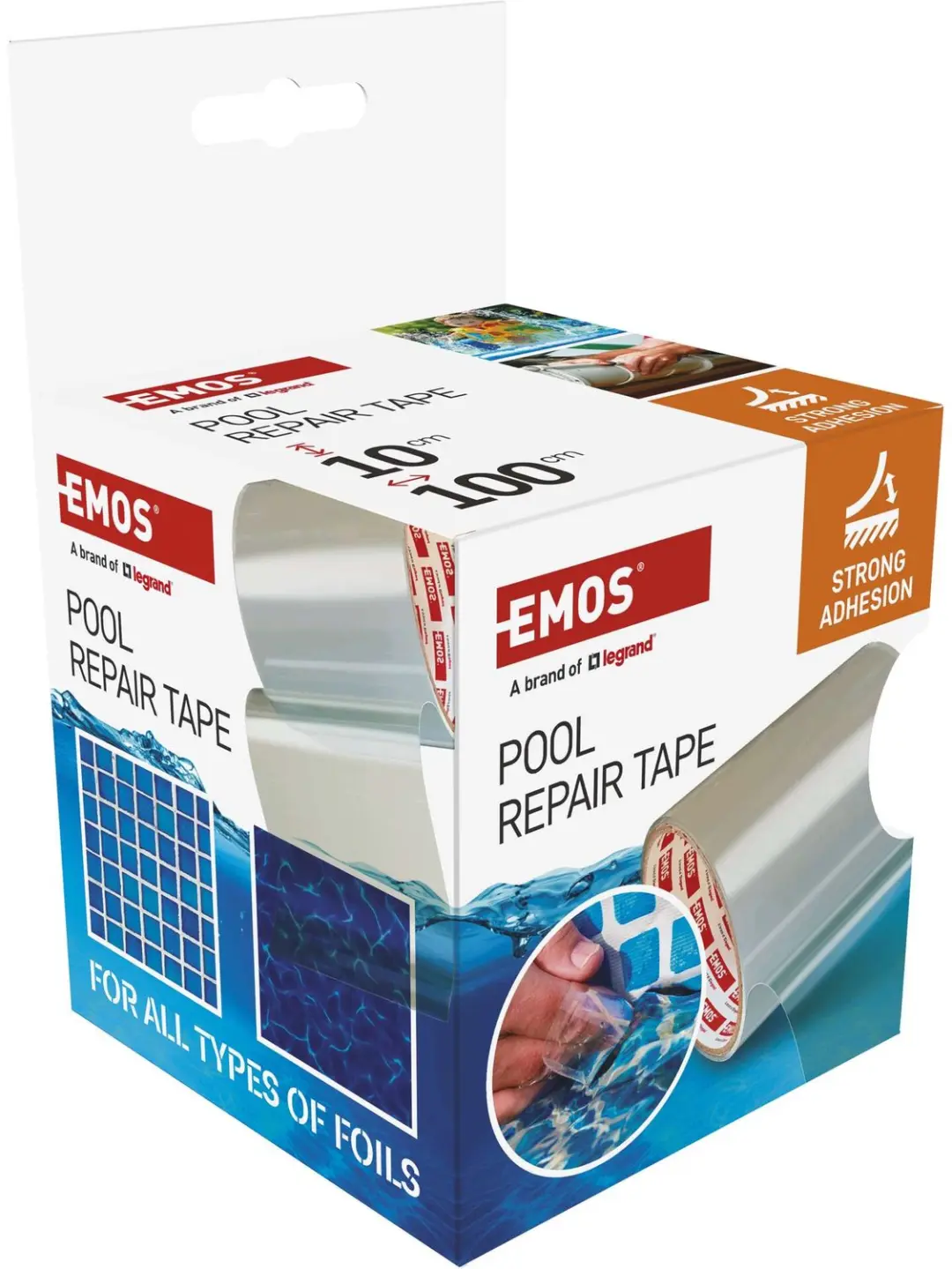 EMOS Reparatietape Zwembad 1m x 100mm F6100 - afbeelding 2 van 6