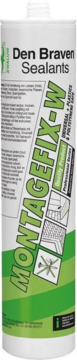 Den Braven Zwaluw Montagefix-W Montagelijm 310ml - afbeelding 3 van 6