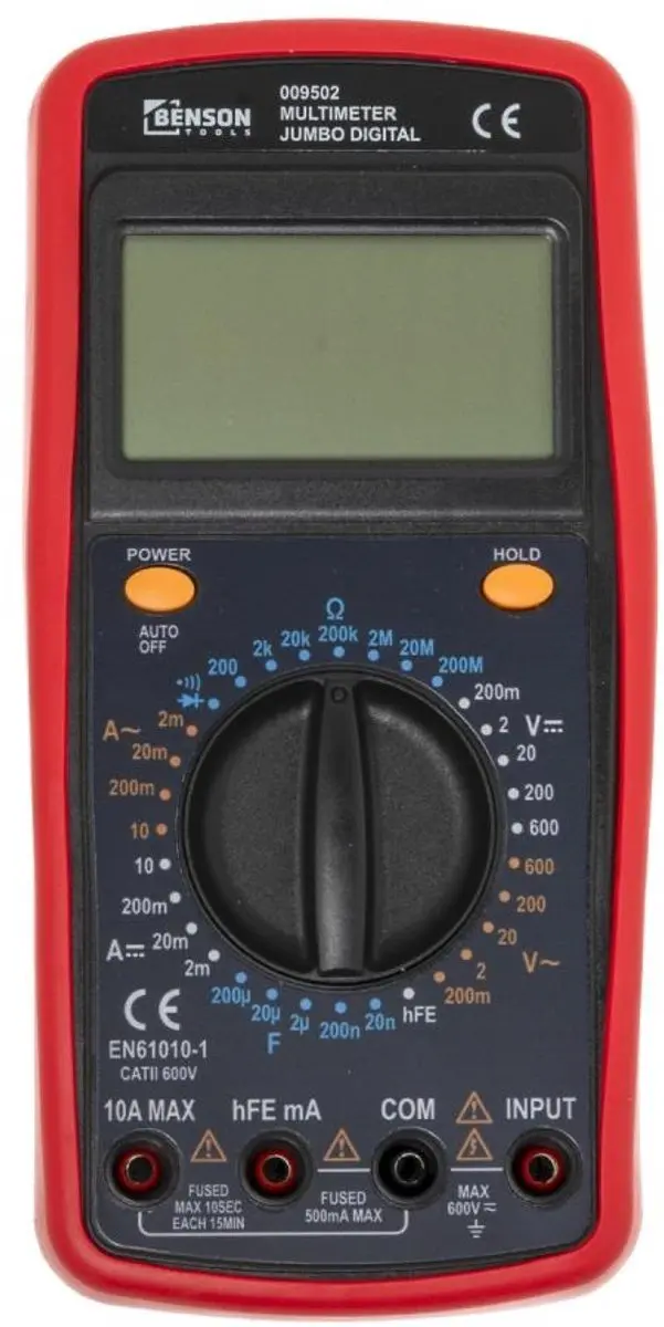 Benson Digitale Multimeter Jumbo LCD