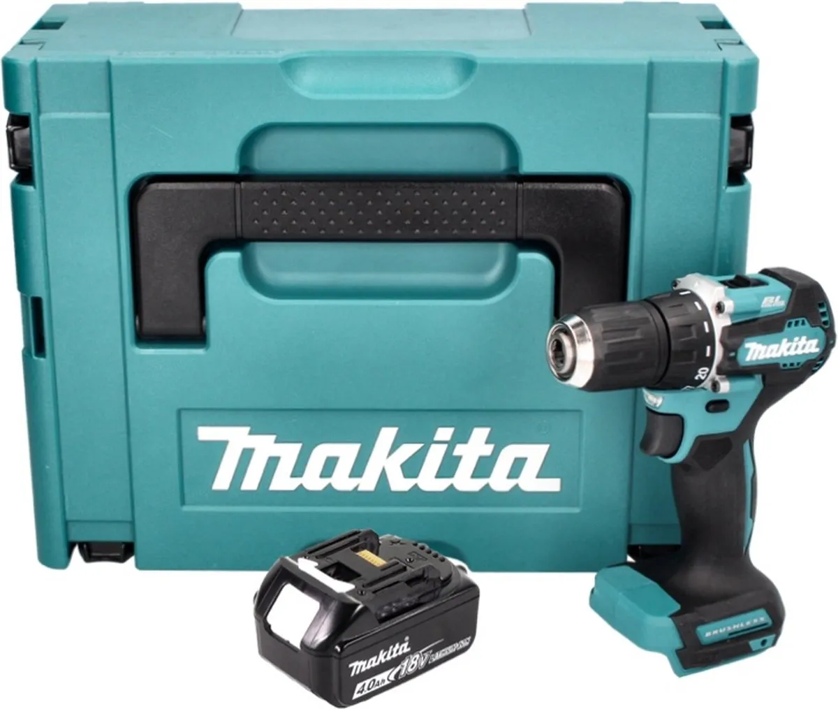 Makita DDF487M1J Accuboormachine 18V 40Nm Borstelloos - 1x 4.0Ah Accu - afbeelding 3 van 5