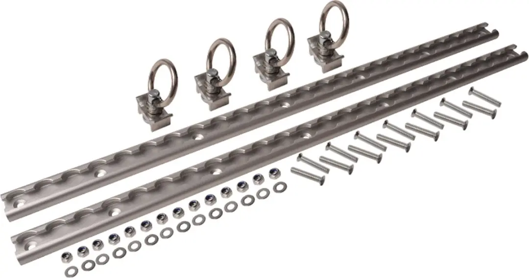 ProPlus Aluminium Sjorrail 60cm - 4 Studfittingen - afbeelding 2 van 6