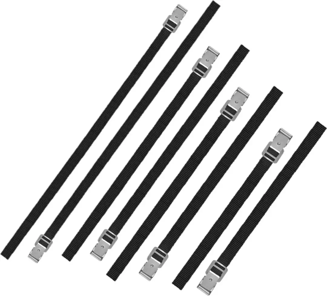 Voordeelset van 8x stuks caravan/camper fietsen spanbanden 50/75/100/150 cm