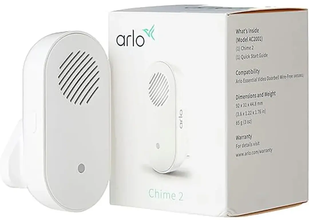 Arlo Chime 2 AC2001-100PES Deurbel Gong - Wit - afbeelding 6 van 6