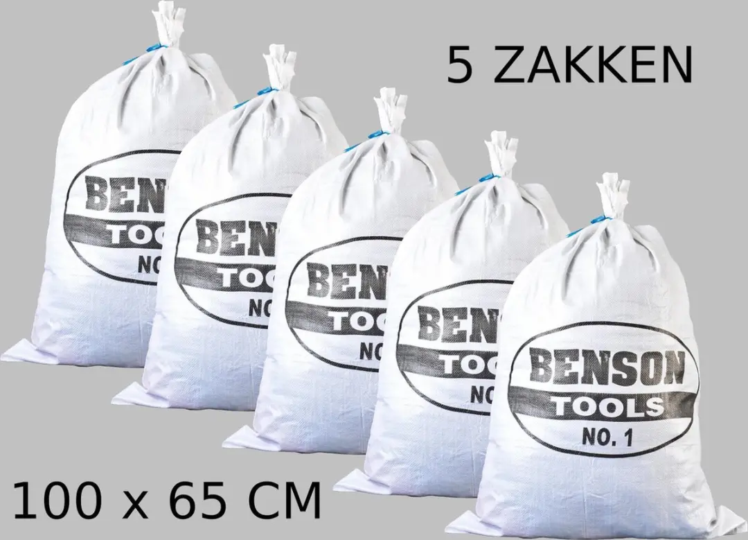 Puinzakken met Bindkoord