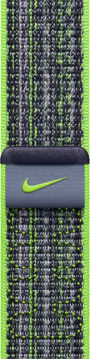 Apple Nike Sport Loop Horlogeband 41mm - Bright Green/Blue