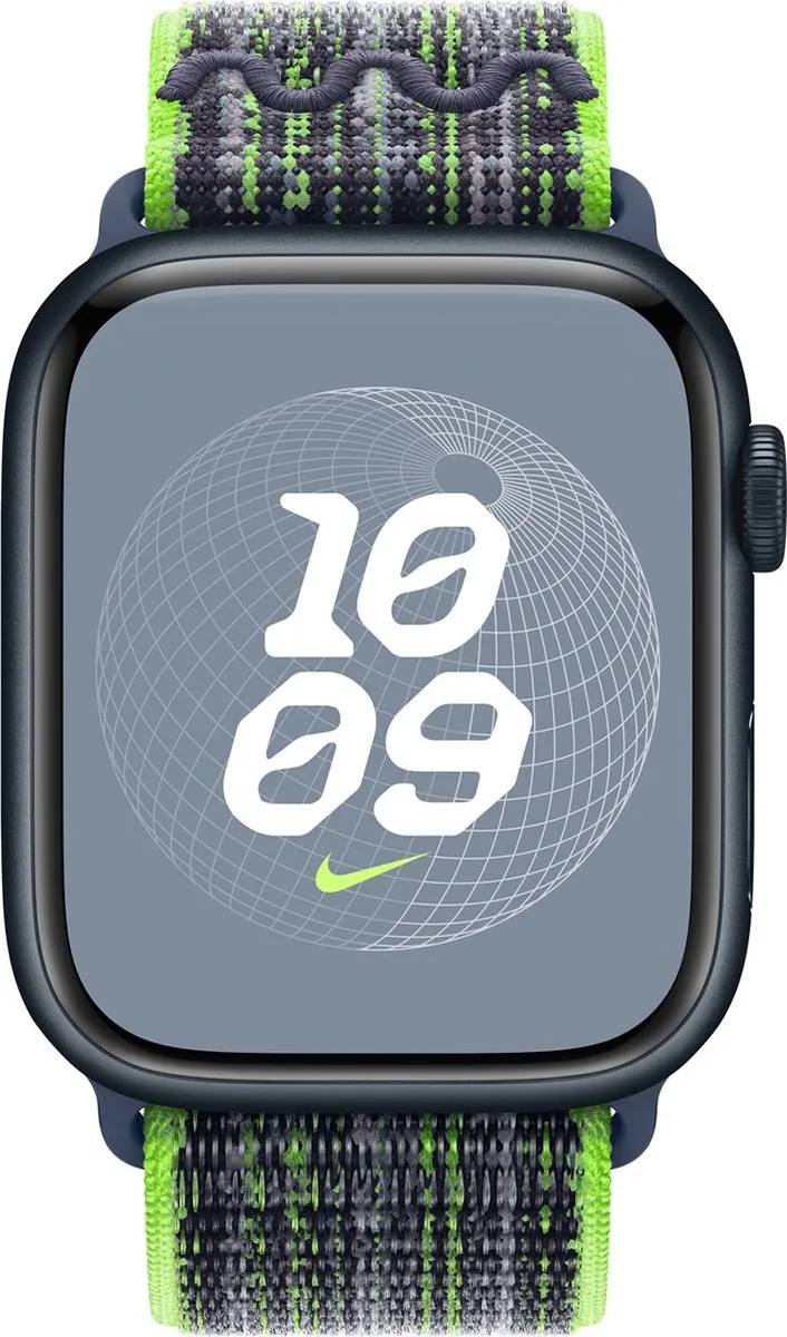 Apple Nike Sport Loop Horlogeband 41mm - Bright Green/Blue