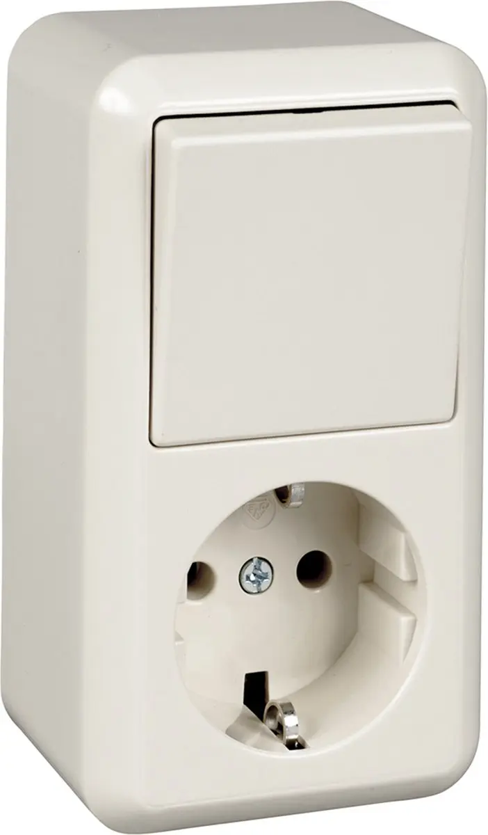 Schneider Electric 388604 Stopcontact + Wisselschakelaar - afbeelding 4 van 5