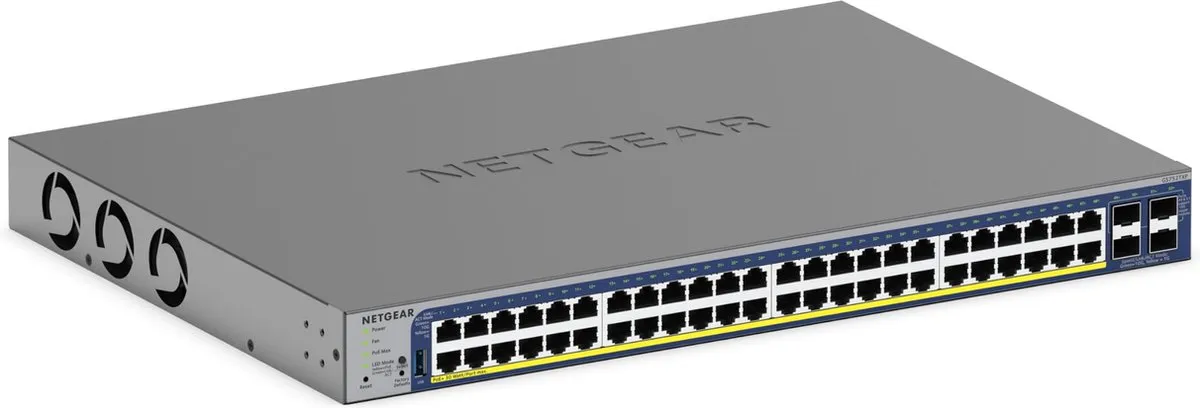 Netgear GS752TXP Smart Managed Switch 48 PoE-poorten