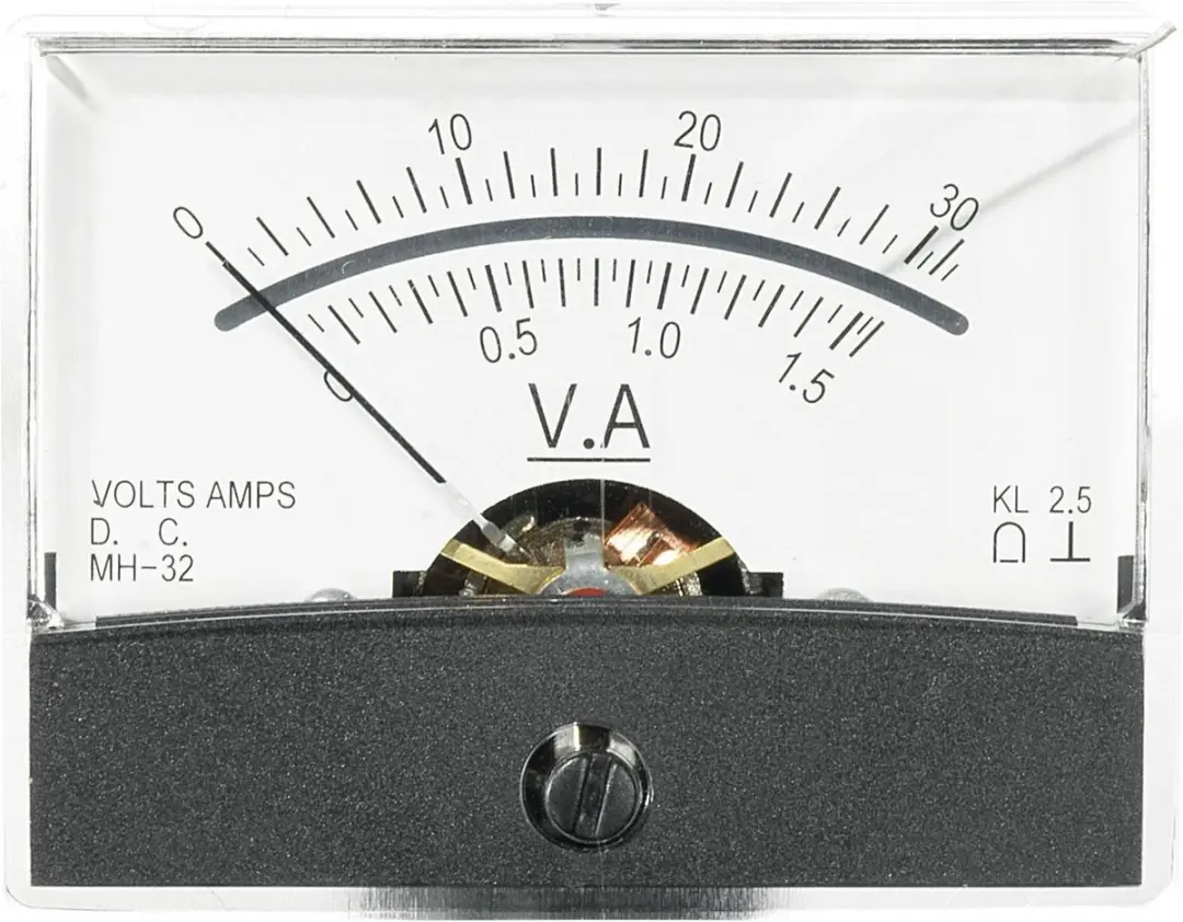 Voltcraft AM-60X46/30V/1,5A/DC Inbouwmeter Draaispoel