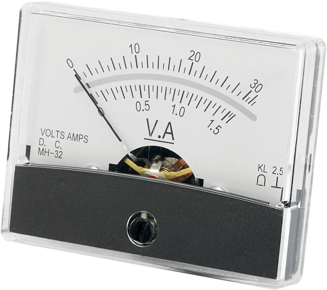 Voltcraft AM-60X46/30V/1,5A/DC Inbouwmeter Draaispoel - afbeelding 3 van 4