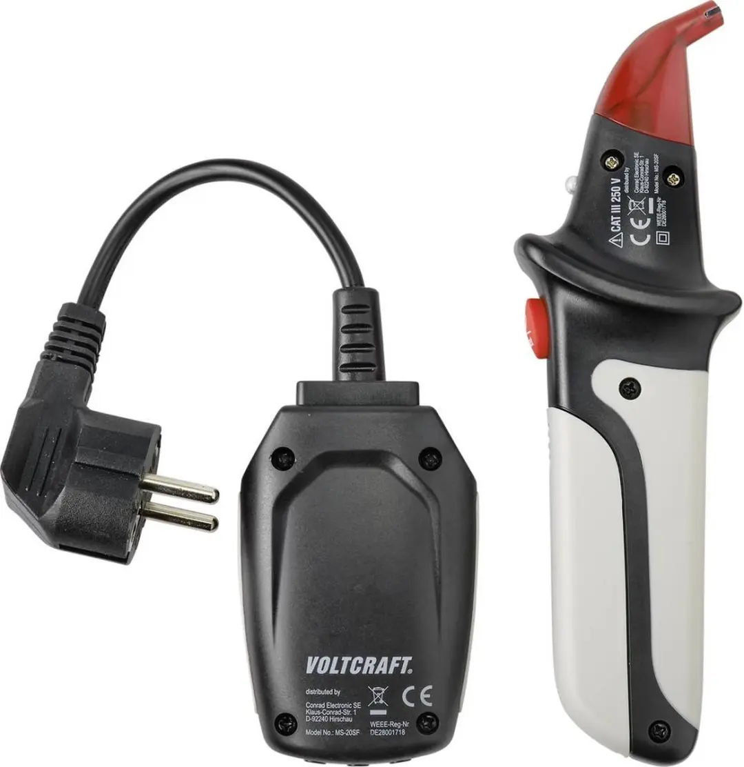 Voltcraft MS-20SF Zekeringvinder - Stroomkringvinder met zender en ontvanger - afbeelding 4 van 5