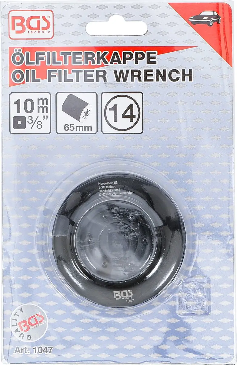 BGS Oliefiltersleutel 14-kant Ø65mm (1047) - afbeelding 4 van 4