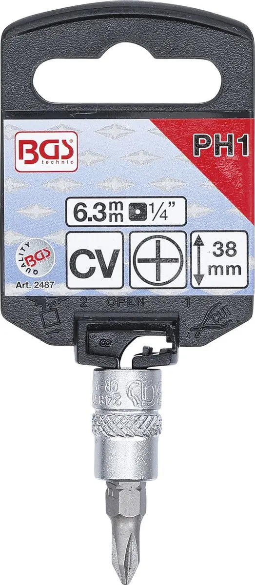BGS technic Bit-insert PH1 1/4"