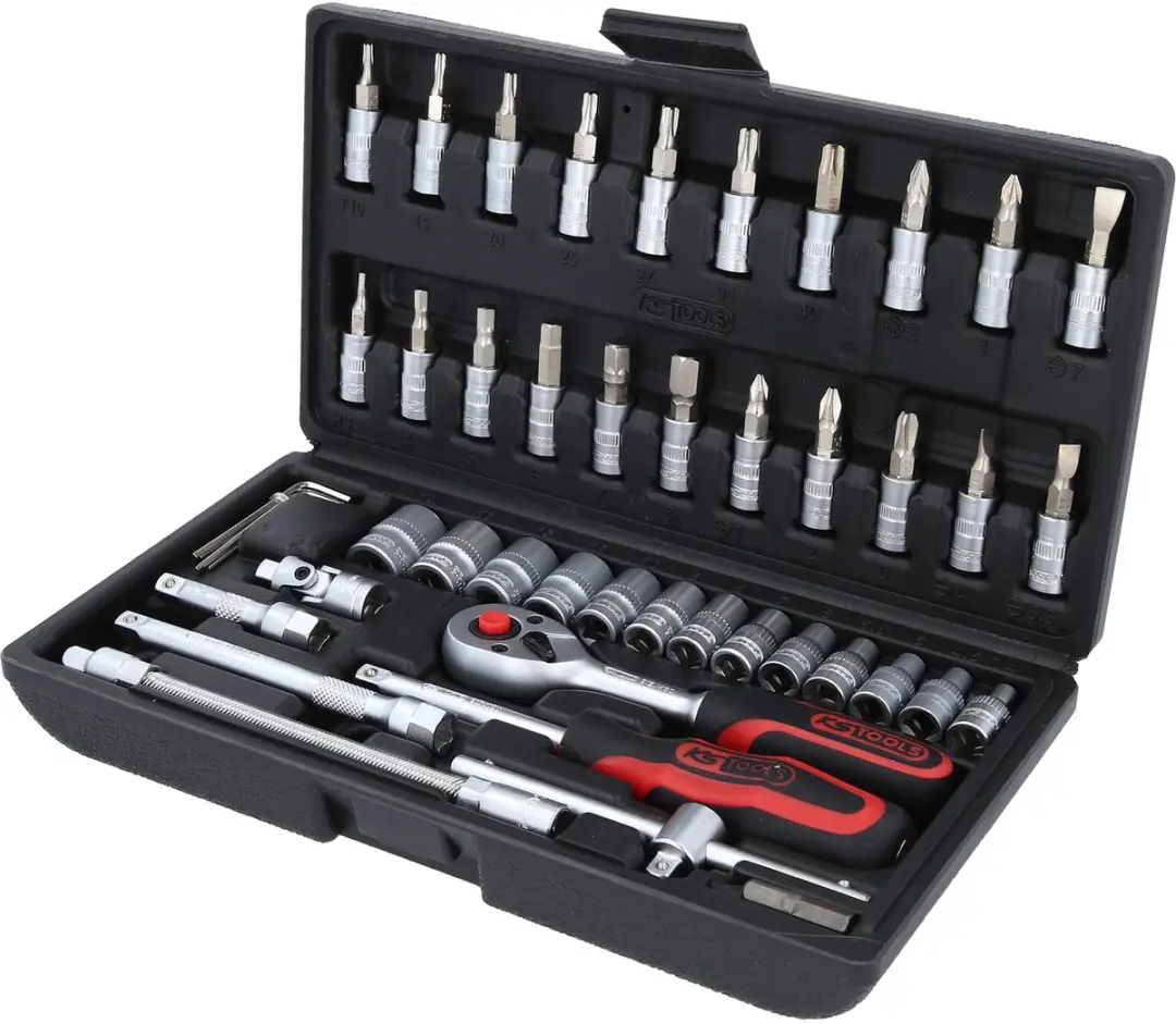 KS Tools 911.0646 Dopsleutelset Metrisch 1/4 - 46-delig - afbeelding 2 van 6