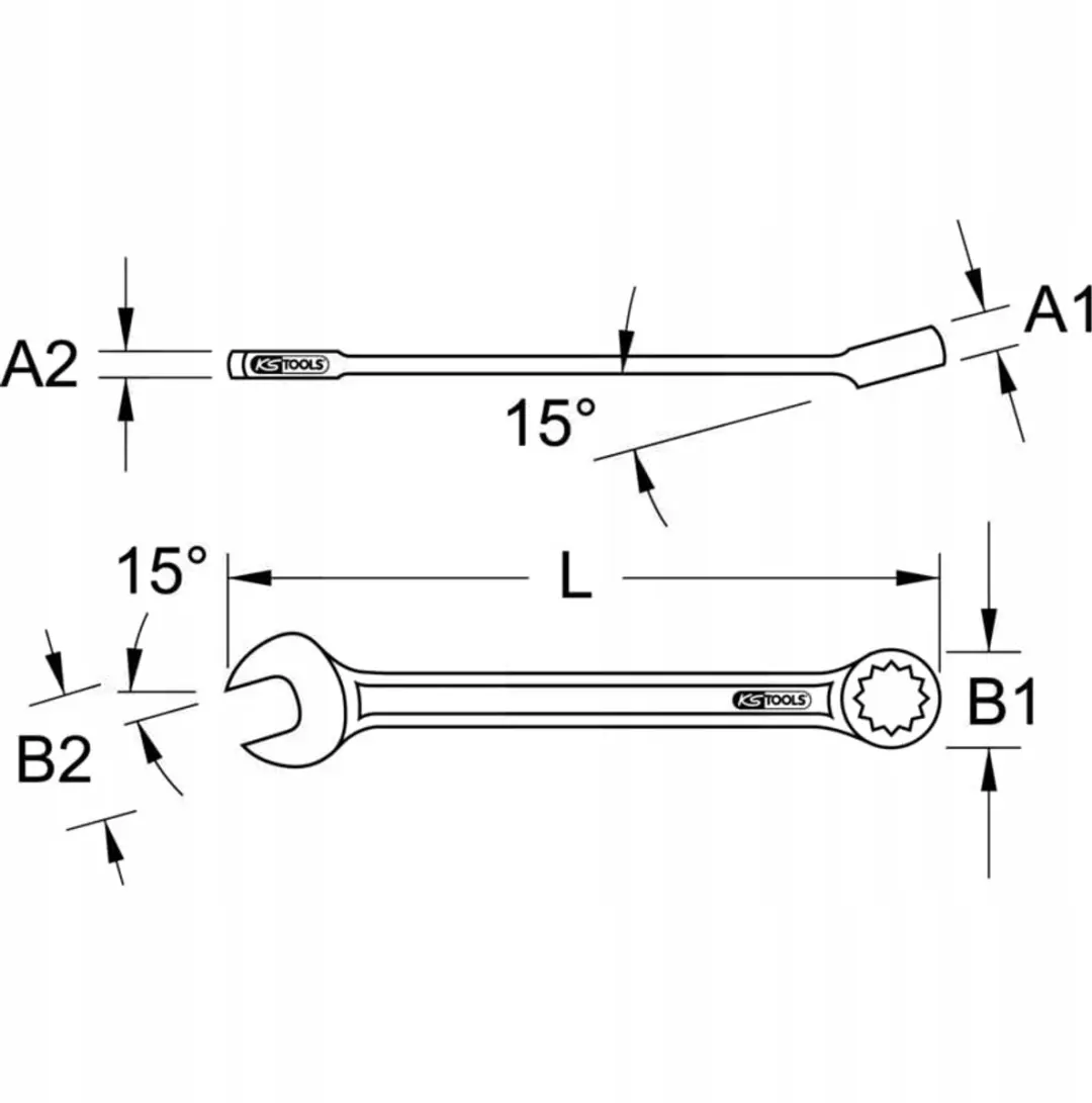 KS Tools 518.0618 Ring-steeksleutel - 18 mm - afbeelding 2 van 6