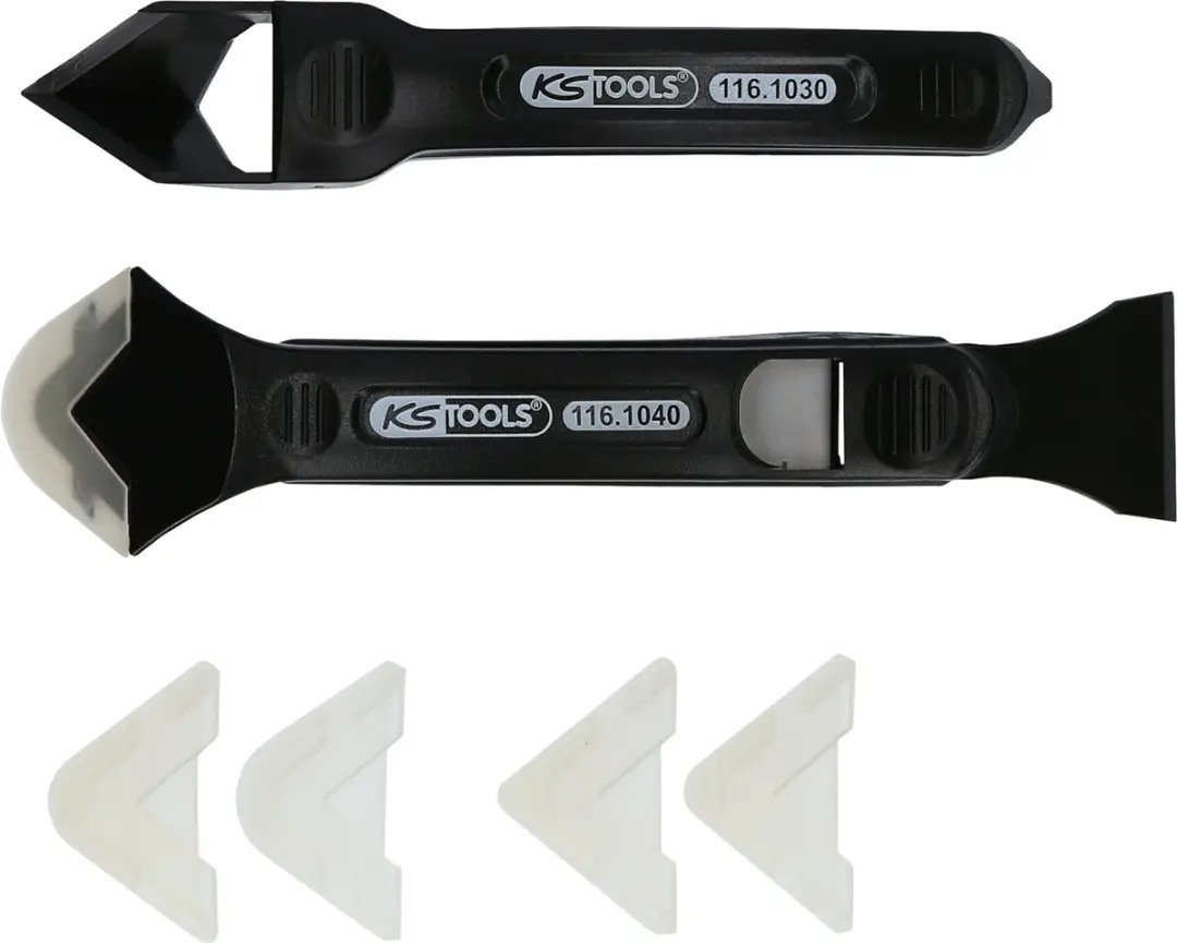 KS Tools 116.1050 FUGENFIX Siliconenschraper Set 7-delig