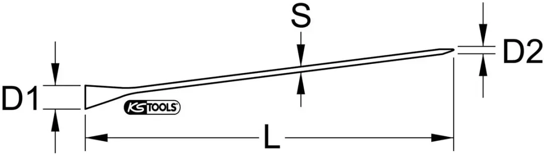KS Tools 129.2219 Monteerijzer - 600mm - afbeelding 3 van 3