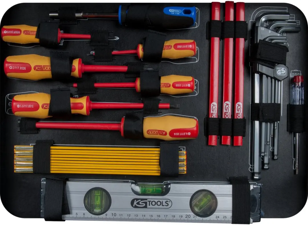 KS Tools Elektriciens Gereedschapsset 911.0628 - 128-delig - afbeelding 4 van 6