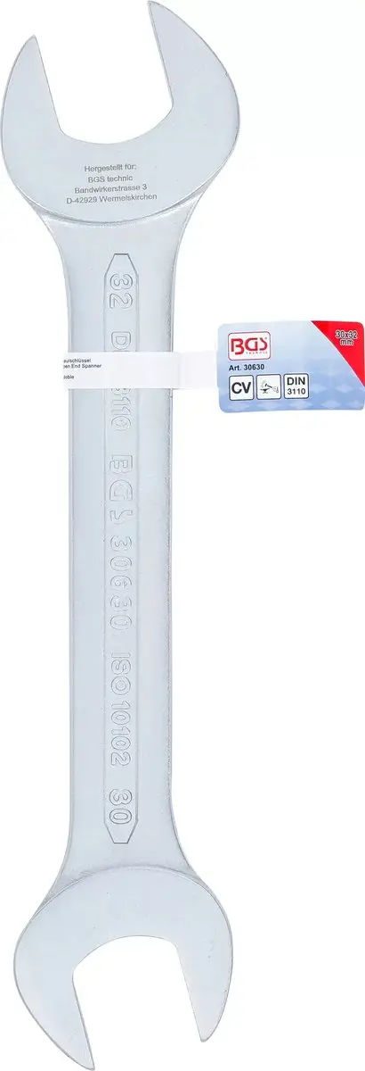 BGS technic Steeksleutel 30x32mm - 30630 - afbeelding 5 van 5